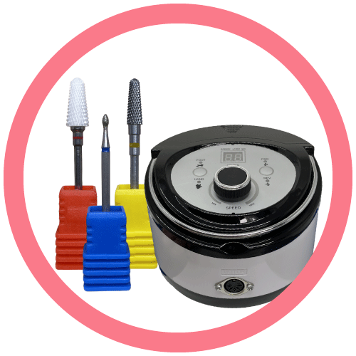 Professional e-file bits for licensed nail technicians